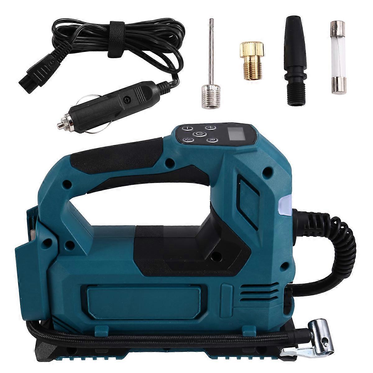 Kannettava ilmapumppu Makita 18V akkutäyttötyökalulle auton renkaan täyttömoottorille