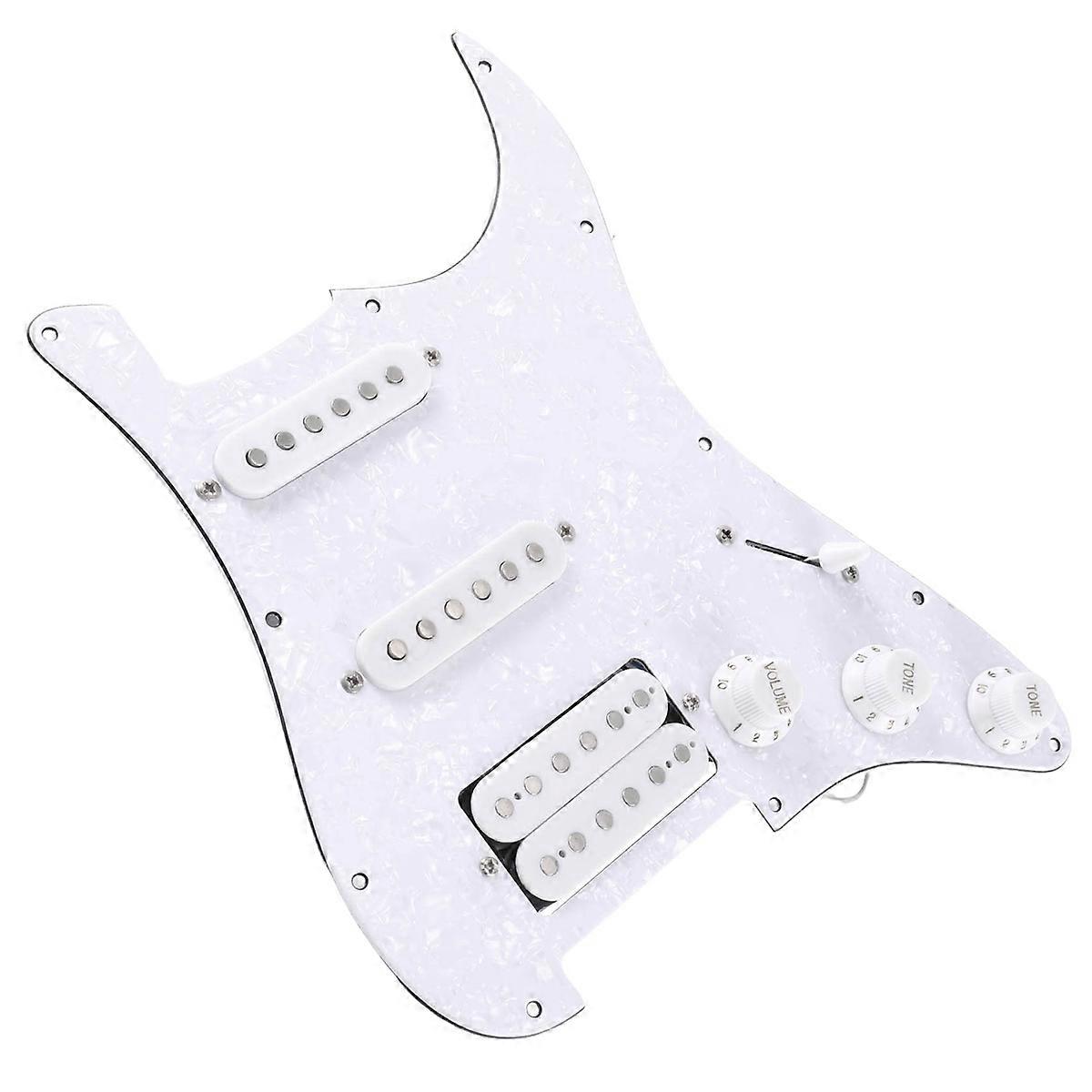 ST SQ Electric Guitar Loaded Prewired Pickup Assembly White Pearl