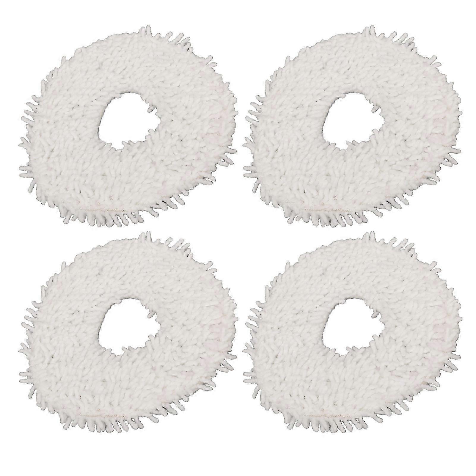 4Pcs Replacement Mop Cloths for J4/J4 Lite Robot Vacuum Cleaner, White