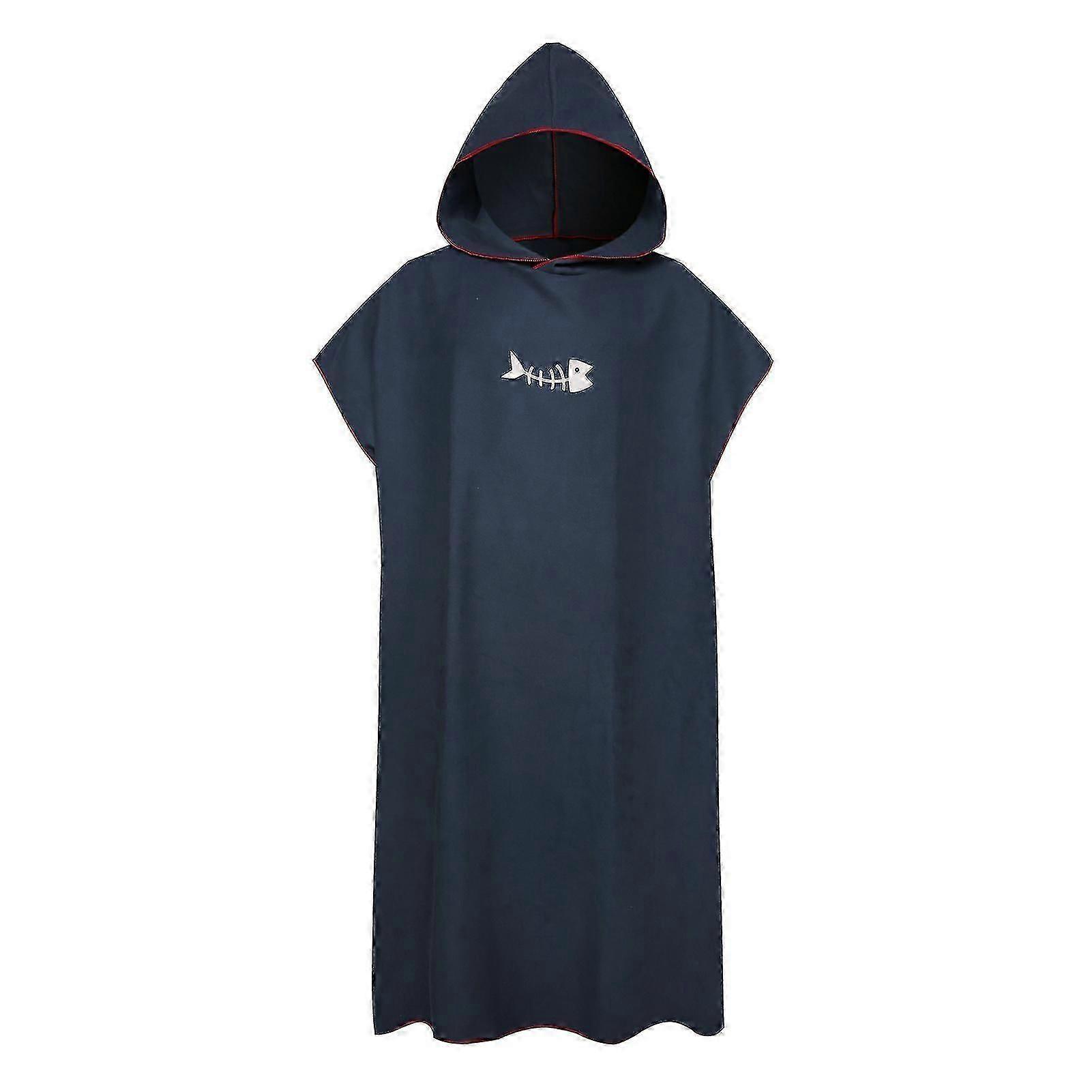 Surf Poncho Changing Towel Quick-dry Hooded Robe Microfiber Beach Blanket Bath Towel Swim Towel Wetsuit Beach Poncho For Adults
