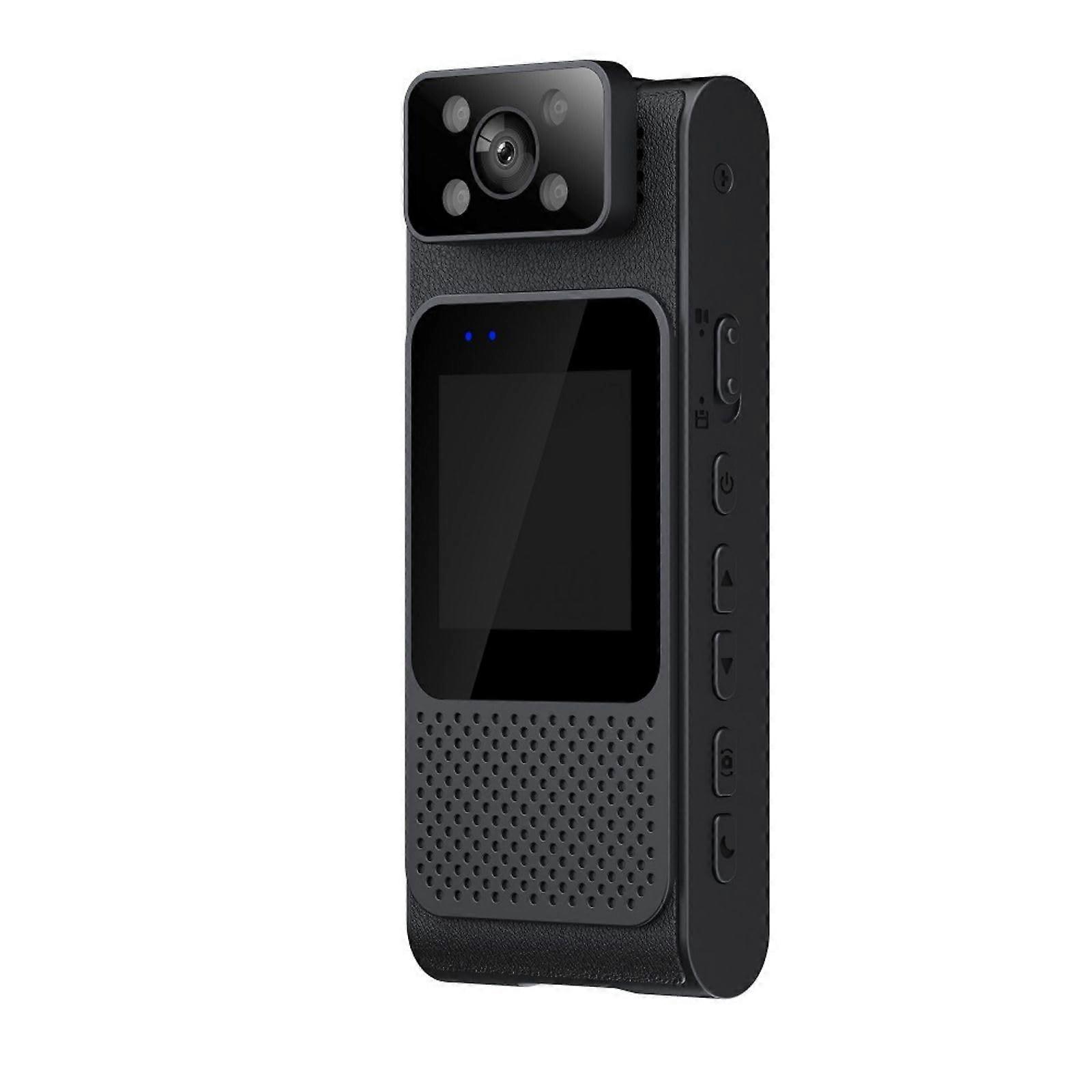 Pocket Video Camera Wearable Body Camera 1.54' with 2K Resolution 180° Lens