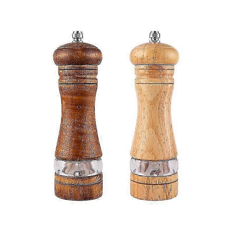 Grinder,wood Salt And Grinder Mills Sets,2 Pack,retro