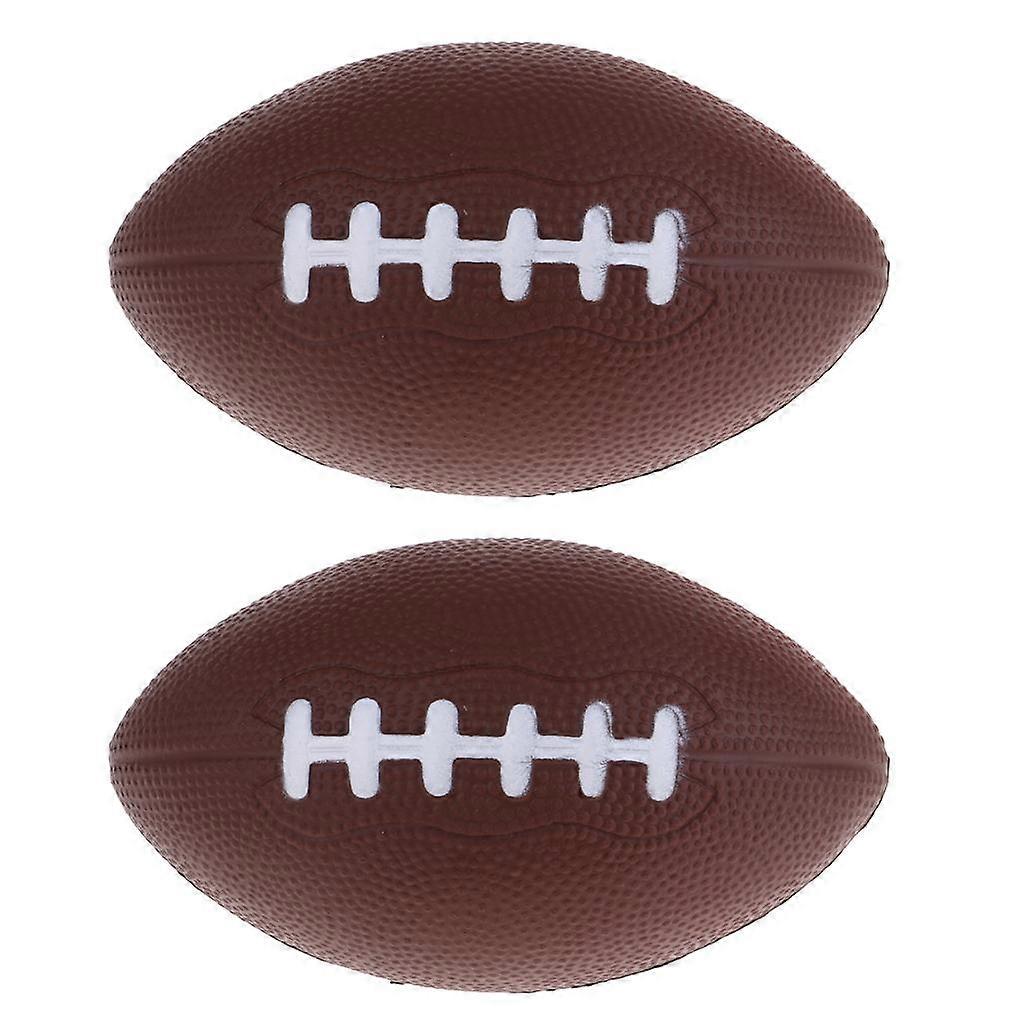 2xプレミアムPUフォームアメリカンフットボール屋外トレーニングボールキッズユース