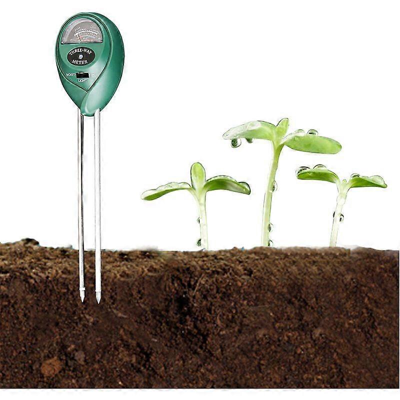 Three in one round head soil tester ph hygrometer