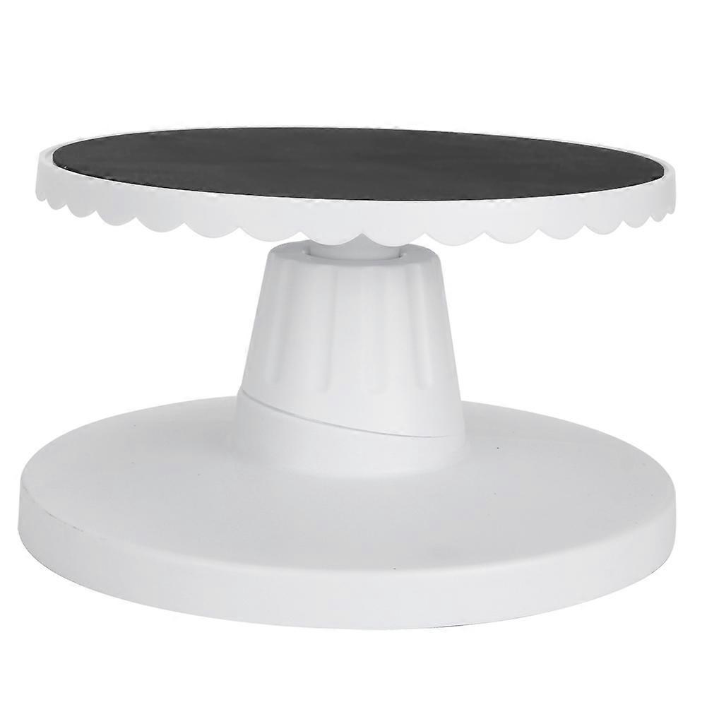 Adjustable NonSlip Rotating Cake Stand DIY Decorating Turntable Kitchen Baking Utensils(23x14cm )