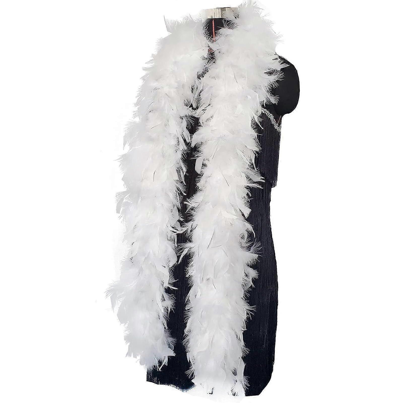 Feather Boa Party juletre dekorasjon stripe xmas bånd kranser 2M, rask frakt