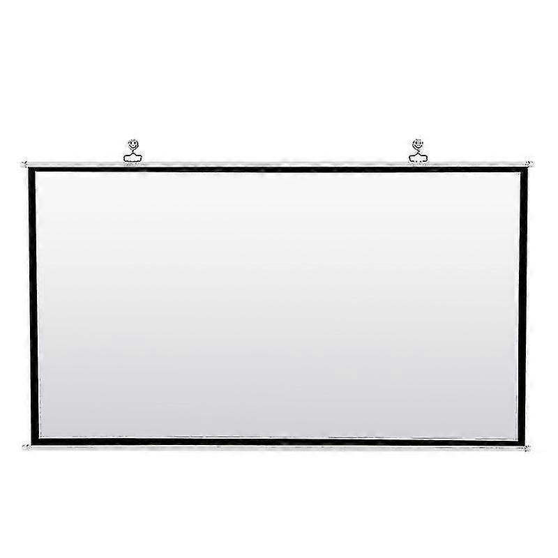 Tela do projetor para home theater anti-vinco dobrável branco (120 polegadas)