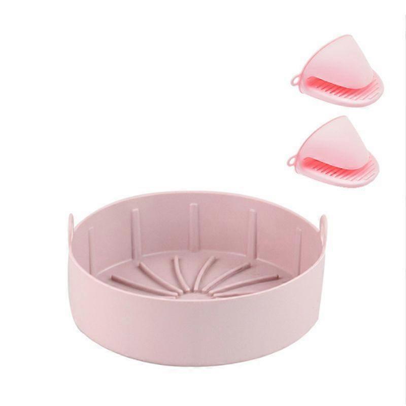 1Pc Silicone Pot For Airfryer Fryer Accessories Reusable Non-Sticky Baking Tool