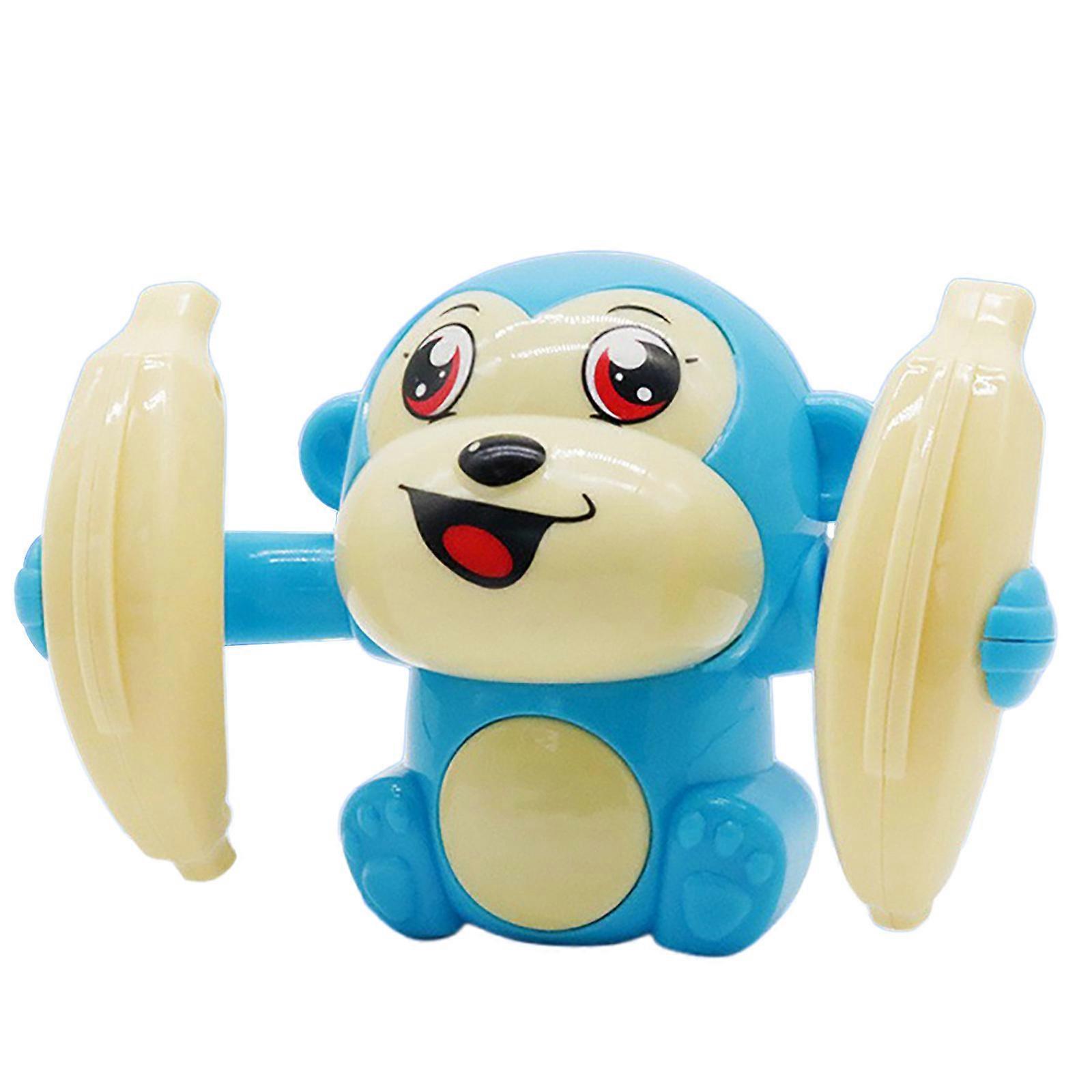 Cute Flipping Dancing Toy Rolling Monkey Sound Control Music LED Interactive Kids Toys LA5736
