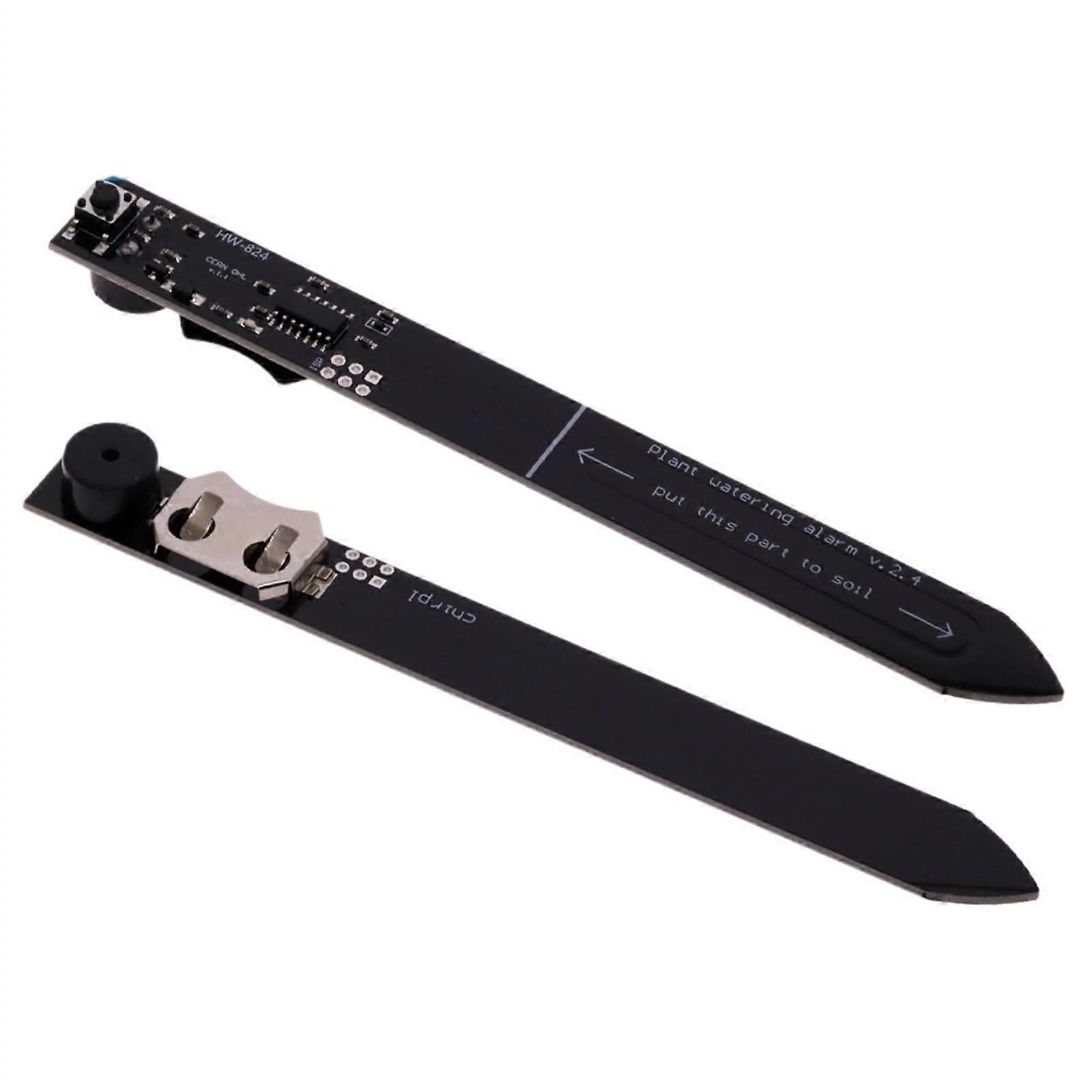 Plant Watering Alarm Alerter with Humidity Moisture Sensor Module DC 3V Buzzer and Battery Holder for Soil Detection