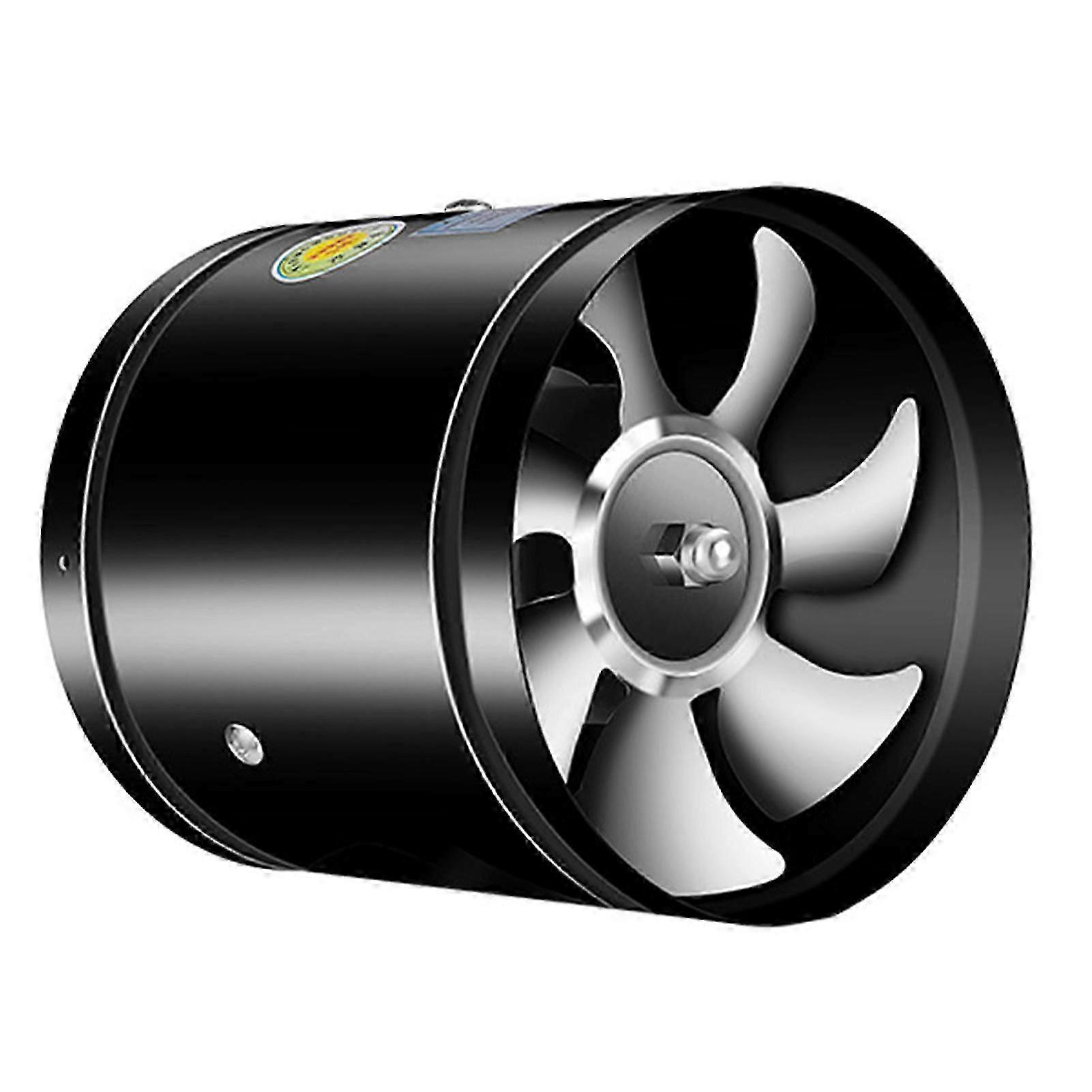 Stable operation exhaust fan for strong ventilation and thickened blades