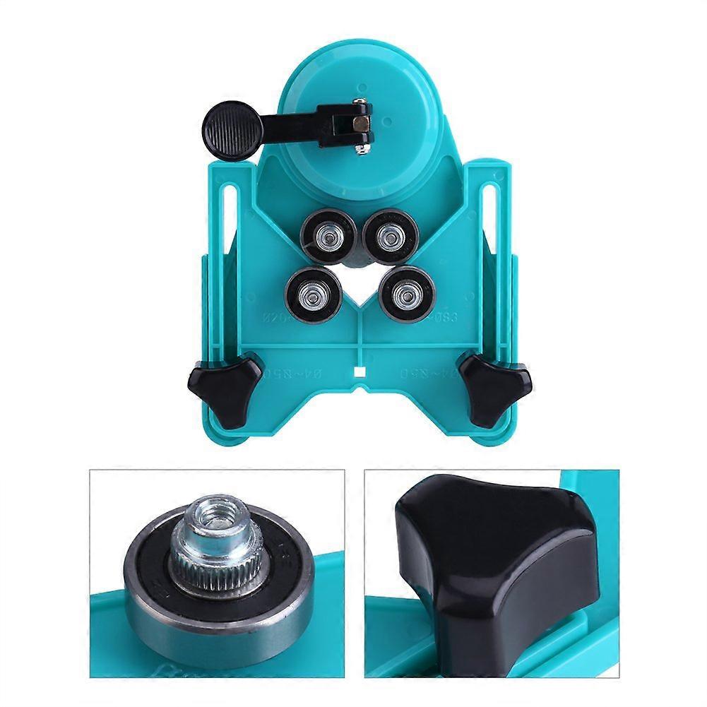 Tile Hole Saw Kit with Adjustable Hole Saw Centering Locator and Suction Holder for Glass, Ceramics, and Tiles 4mm-80mm
