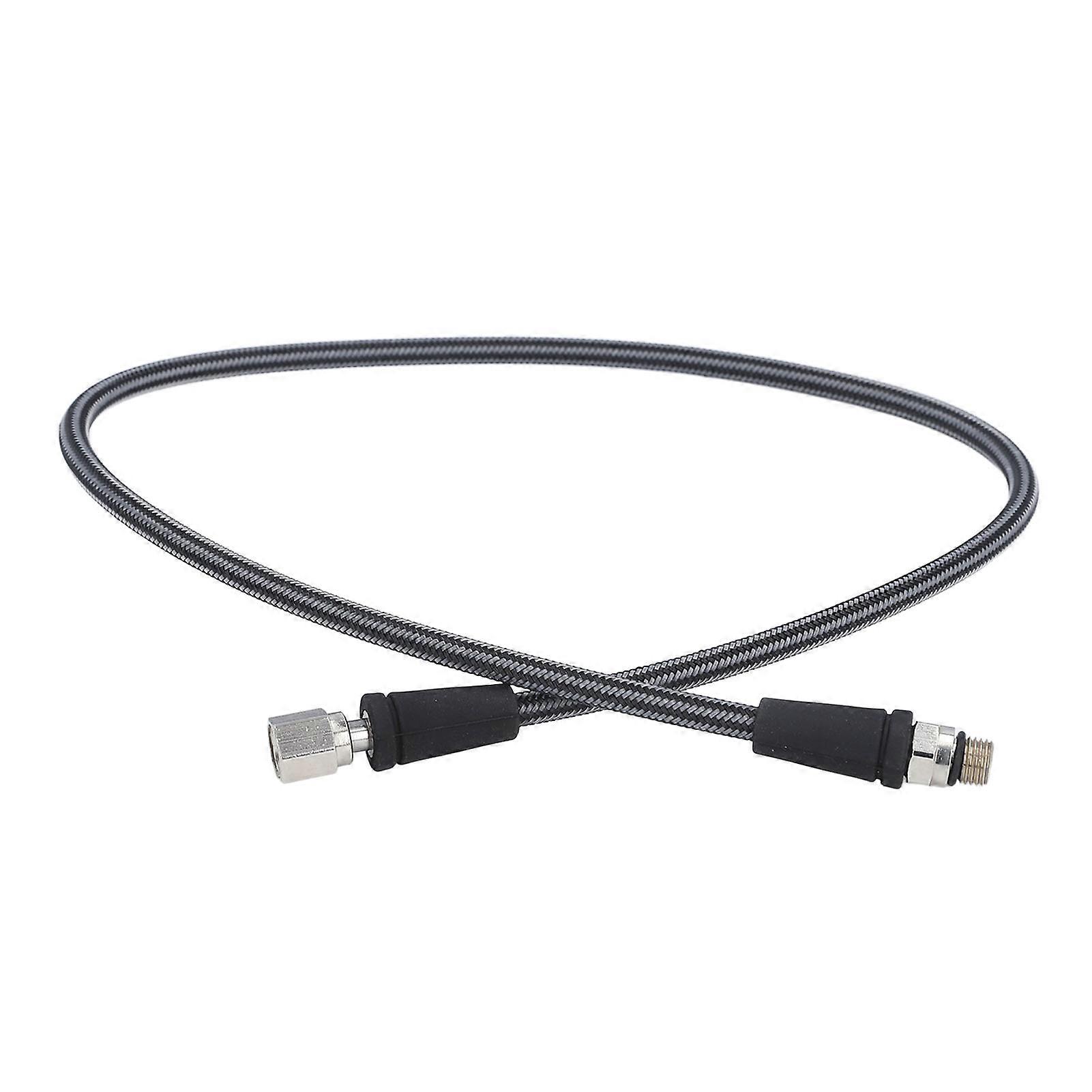 Καταδύοντας υψηλής πίεσης μάνικα ρυθμιστών επαγγελματικής υφαμένη ίνα άνθρακα εύκαμπτη ασφαλής μάνικα υψηλής πίεσης καταδύσεων 80cm/31.5in