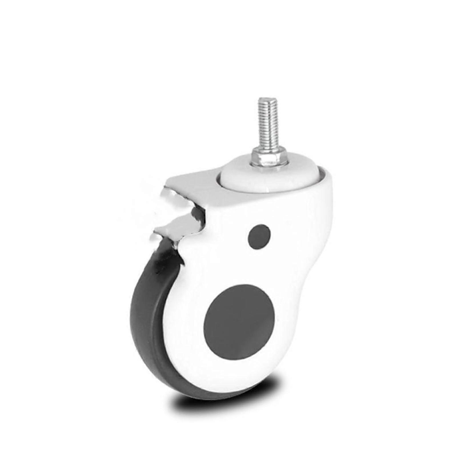 1 Pack of 5inch casters, AmericanStyle Equipment casing with Brake, Silent and Universal(Screw)