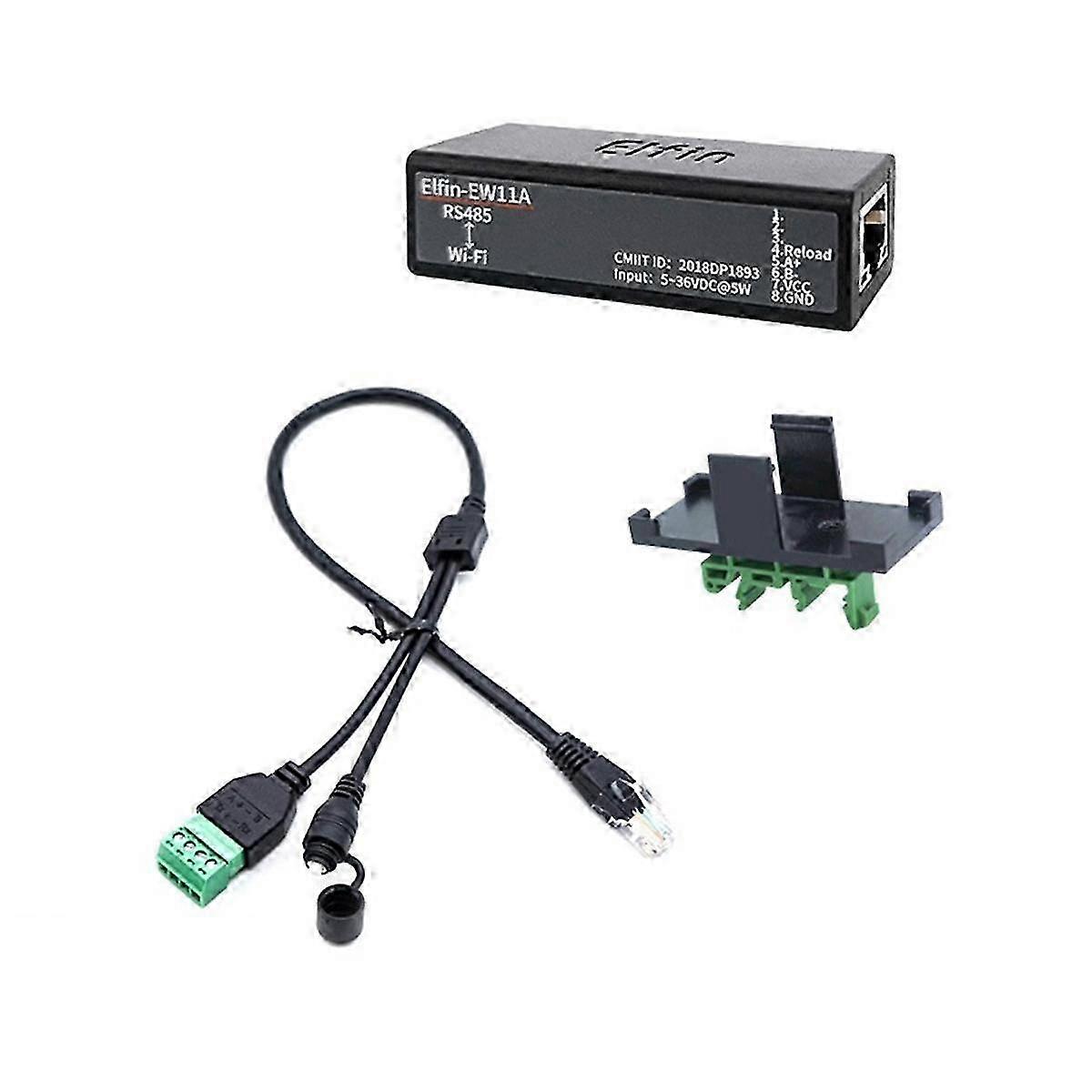 Seriel understøttelse TCP/IP Telnet Modbus TCP-protokol IO-port RS485 til WiFi seriel enhedsserver -EW11A