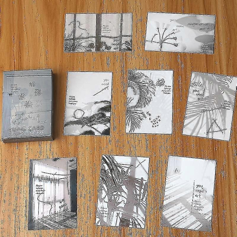 28 Sheets/set Between Light And Shadow Lomo Card