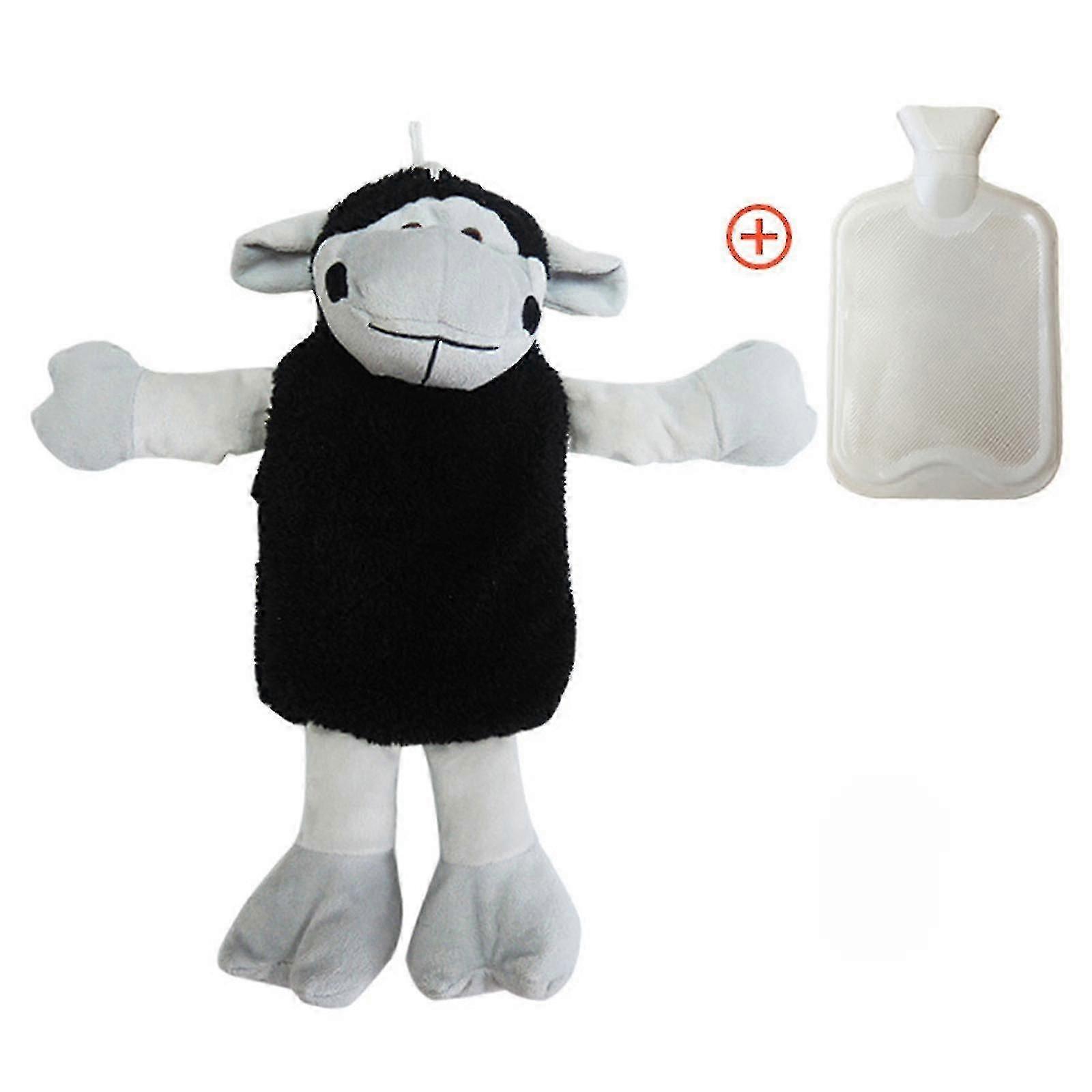 Winter Hot Water Bottle Plush Soft Rubber Animal-shaped Plush Heating Pad