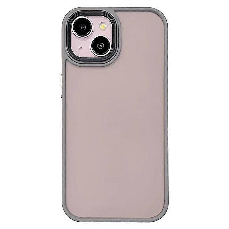 Compatible For iPhone 15 Plus Cover TPU + Acrylic Matte Shockproof Cell Phone Case