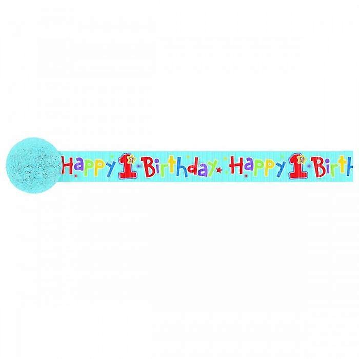 Amscan Happy 1st Birthday Crepe Paper Streamer