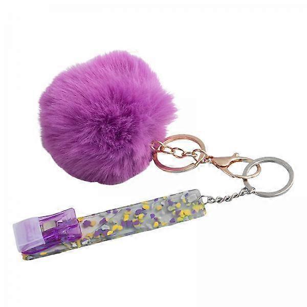 ロングネイル用アクリルカードエクストラクター5個、デビットカード用キーホルダーアクセサリー