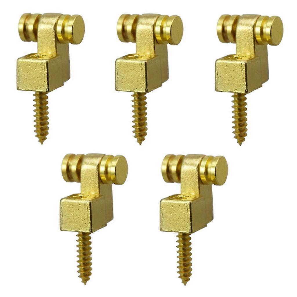 Set of 5 Electric Guitar Roller String Trees Retainer with Screws