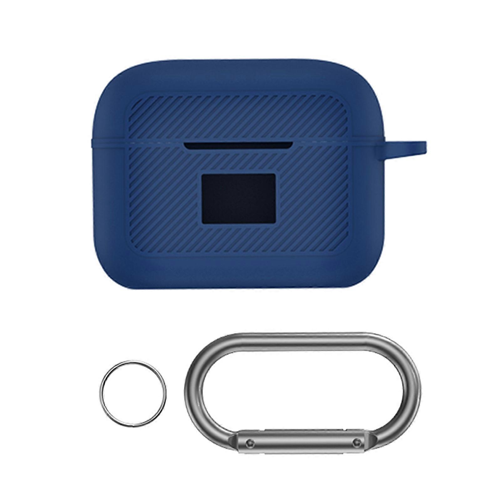 Compatible for TOZO T20 Headphone Cover Shockproof Anti-scratch Protective Sleeve Washable Soft Housing Dustproof Shell Blue