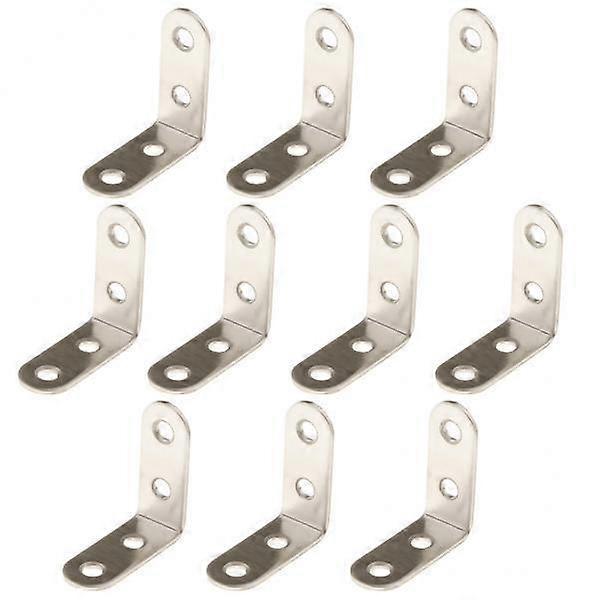 Durable Steel L-Shape Connectors - 60 Pack