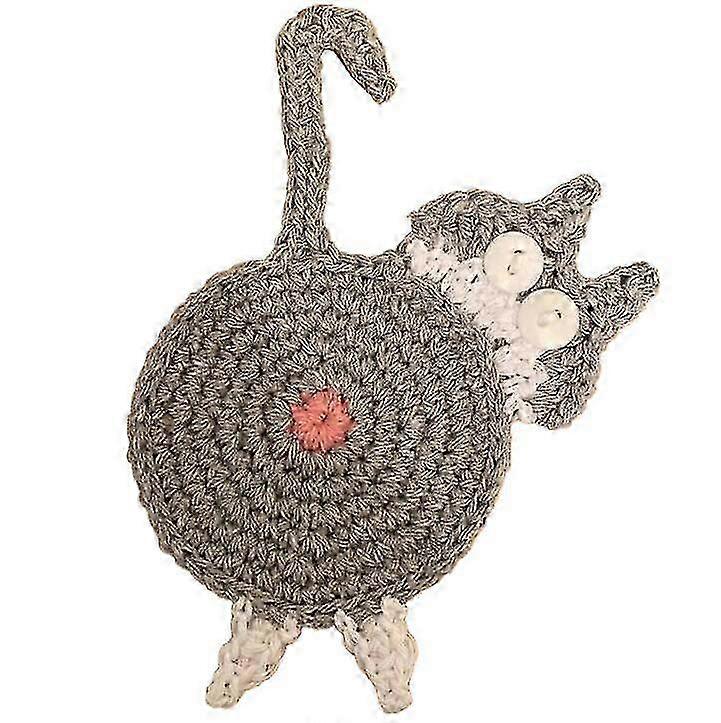 Creative Cute Cat Coaster for Cat Lovers - Woven Gift - Style7