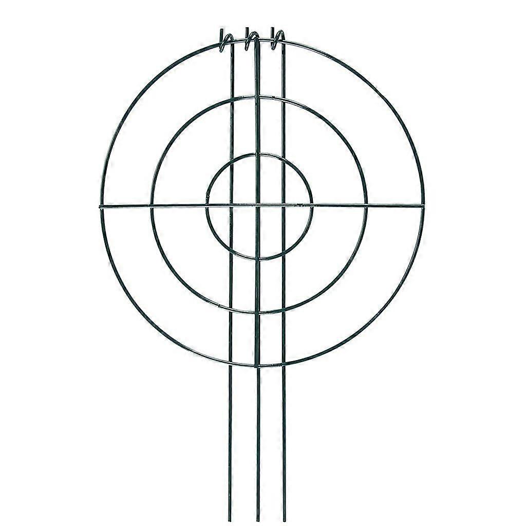 DREI round garden plant support frame wreath climbing plants trellis iron shrub holder