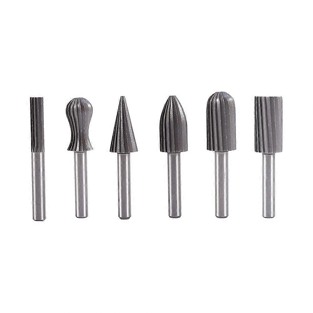 High quality  6-piece set of hard rotary files