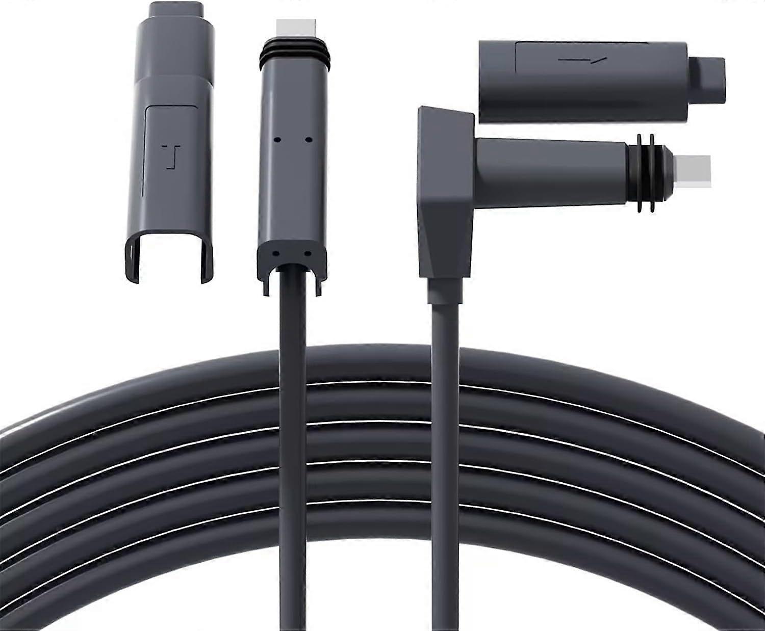 16.4FT Starlink Replacement Cable for Rectangular Satellite V2, Internet Kit Extension Fits Gen 2 Accessories(16.4FT/5M) Waterproof