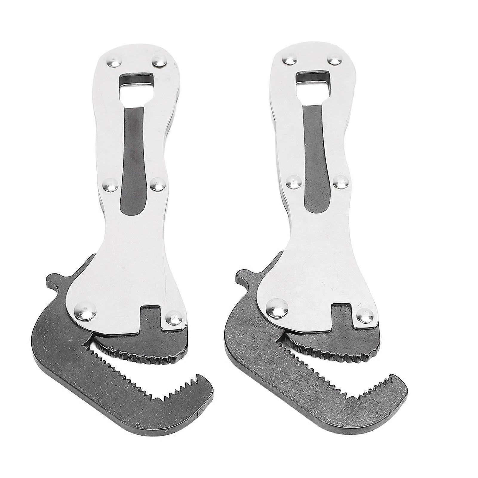 Micro Wrench Metal Ergonomic Portable Multifunctional Micro Self Adjusting Wrench for Tight Space 