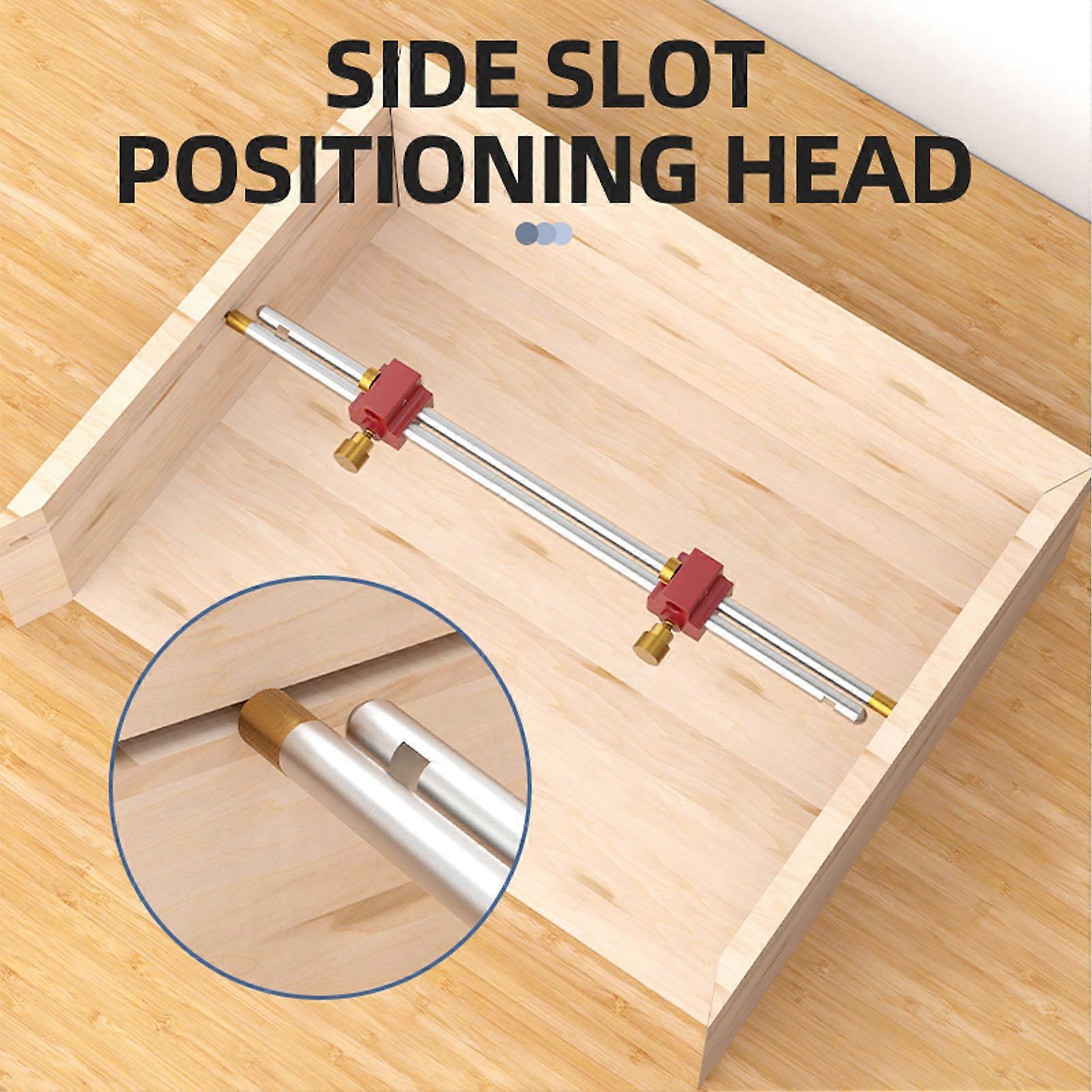 in 1 Modular Woodworking Ruler, Aluminum Alloy Circular Drawing Tool for Interior and Exterior Angle Measurement
