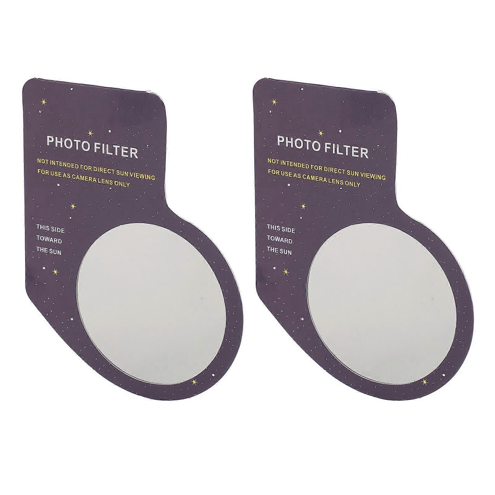 Phone Solar Imaging Lens Camera Protector Eclipse Imaging Enhancing Lens Filter for Smartphone 2pcs 