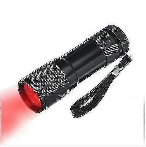 670nm 9led Deep Red Light Flashlight Against Deteriorating Eyesight Red Torch