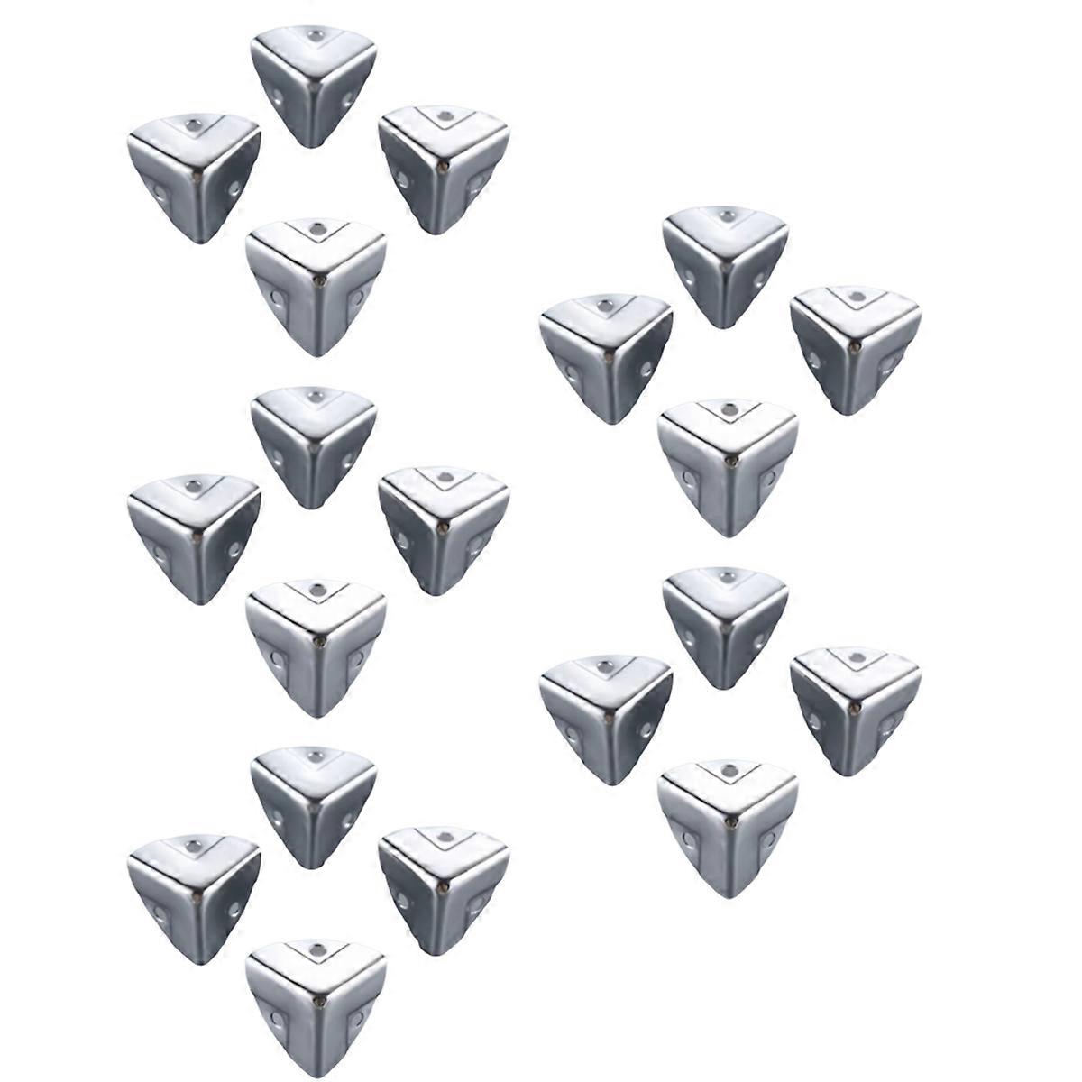 20pc Metal Wooden Wine Box Corner Protection Flight Air Case Edge Guard Code Gift Box Packaging Cor