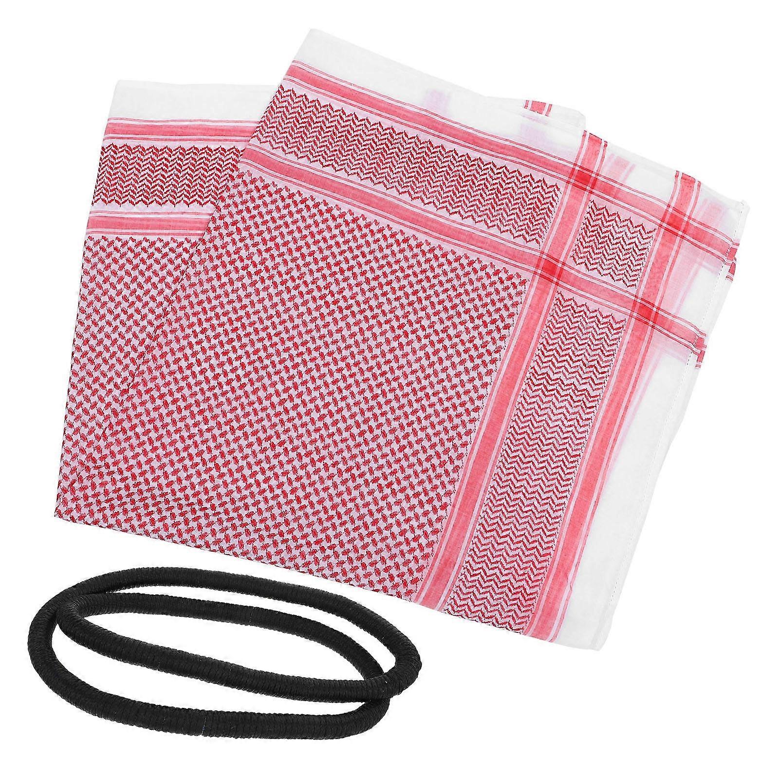 Shawl for outdoor adventures, Arab-inspired, durable and breathable