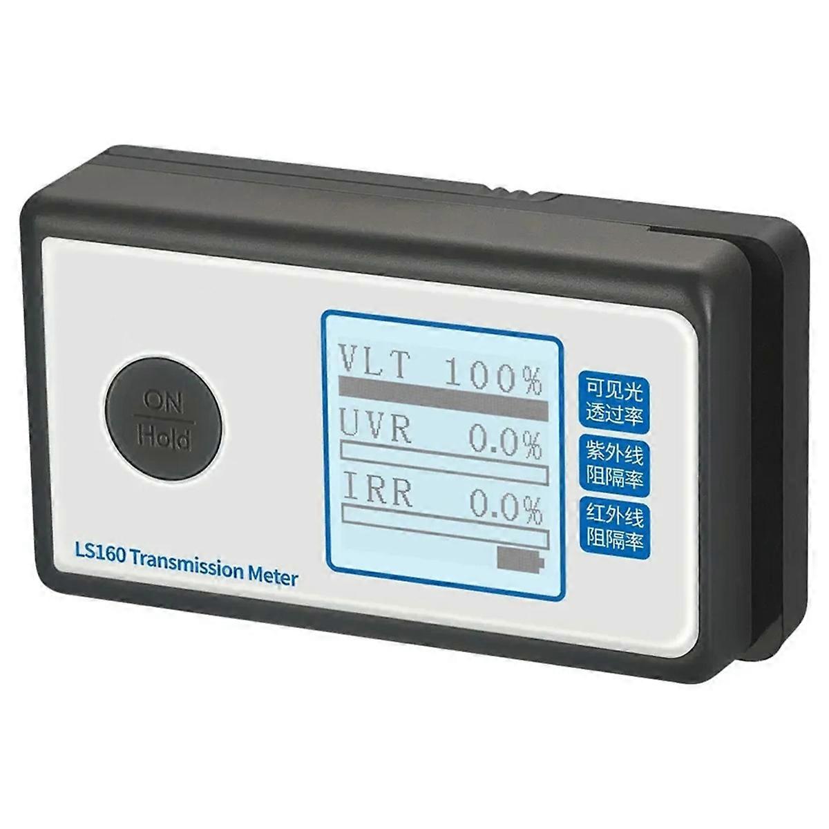 Solar Film Transmission Meter Test Window Tints with UV IR Rejection Visible Light Transmittance Uv