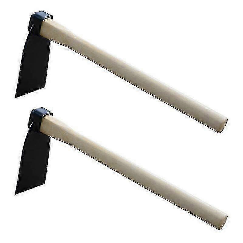 2 Stück flache Hacke Gartengeräte