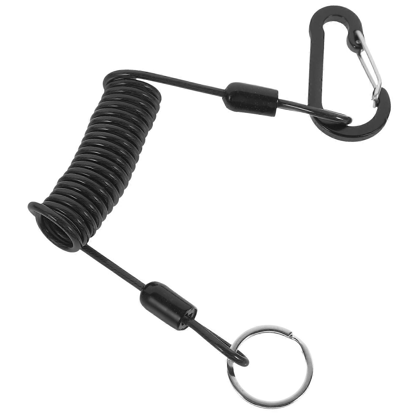 Outdoor Coiled Lanyard for Fishing, Versatile and Durable Accessory