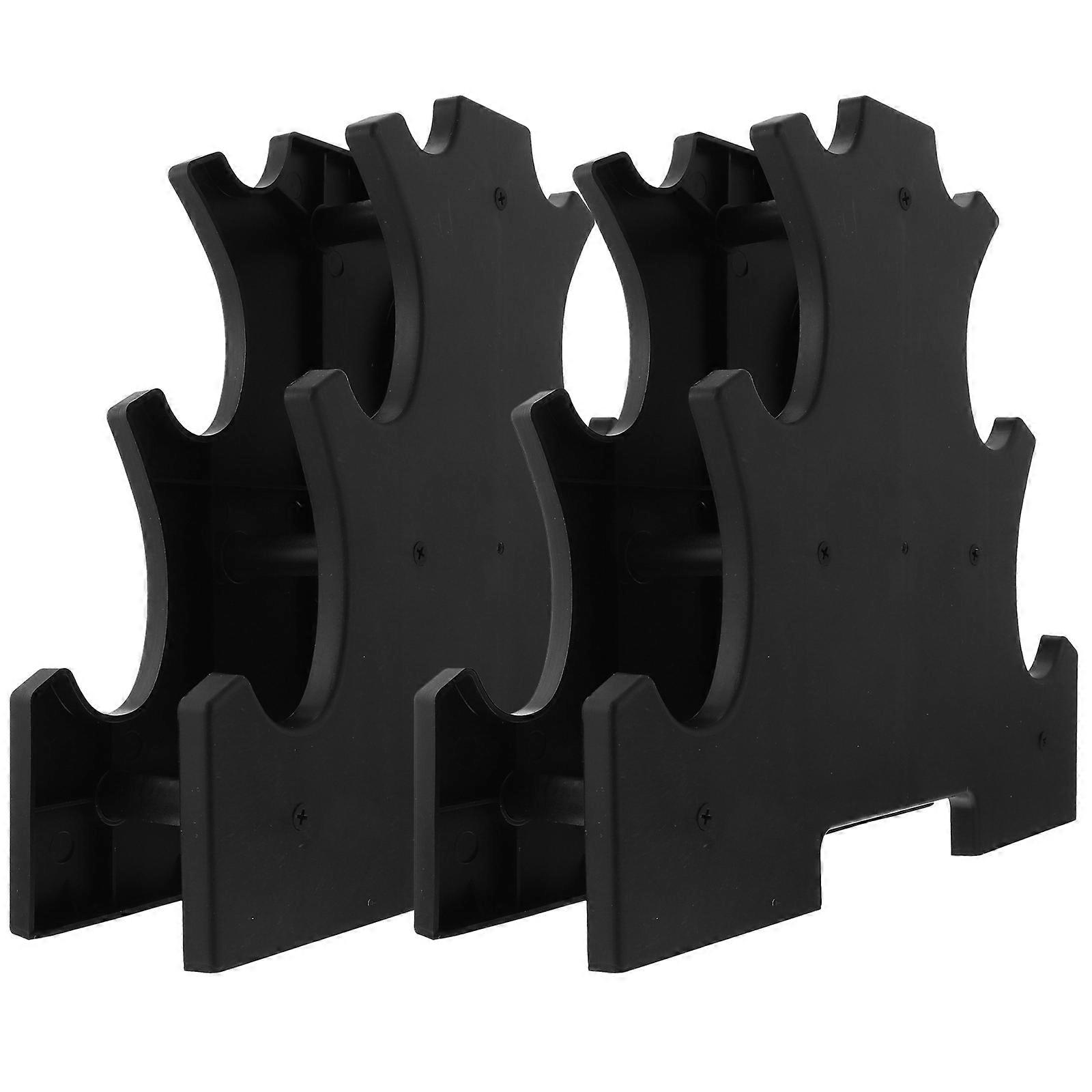 Plastic Dumbbell Rack Storage Stand for Dumbbell PP Material for Home and Gym Use 2Pcs