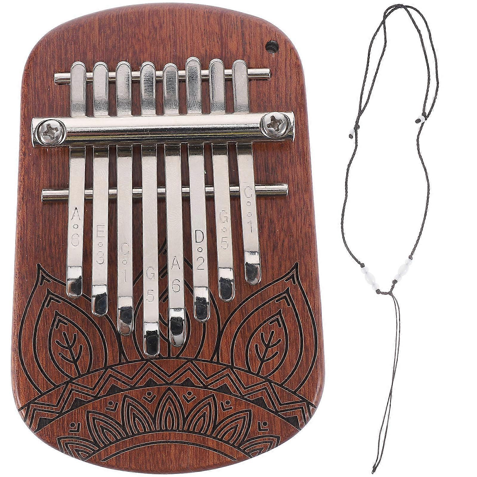 Durable Tone Mini Kalimba Portable Finger Piano for Beginners, Smooth Playable Thumb Instrument for Family Use