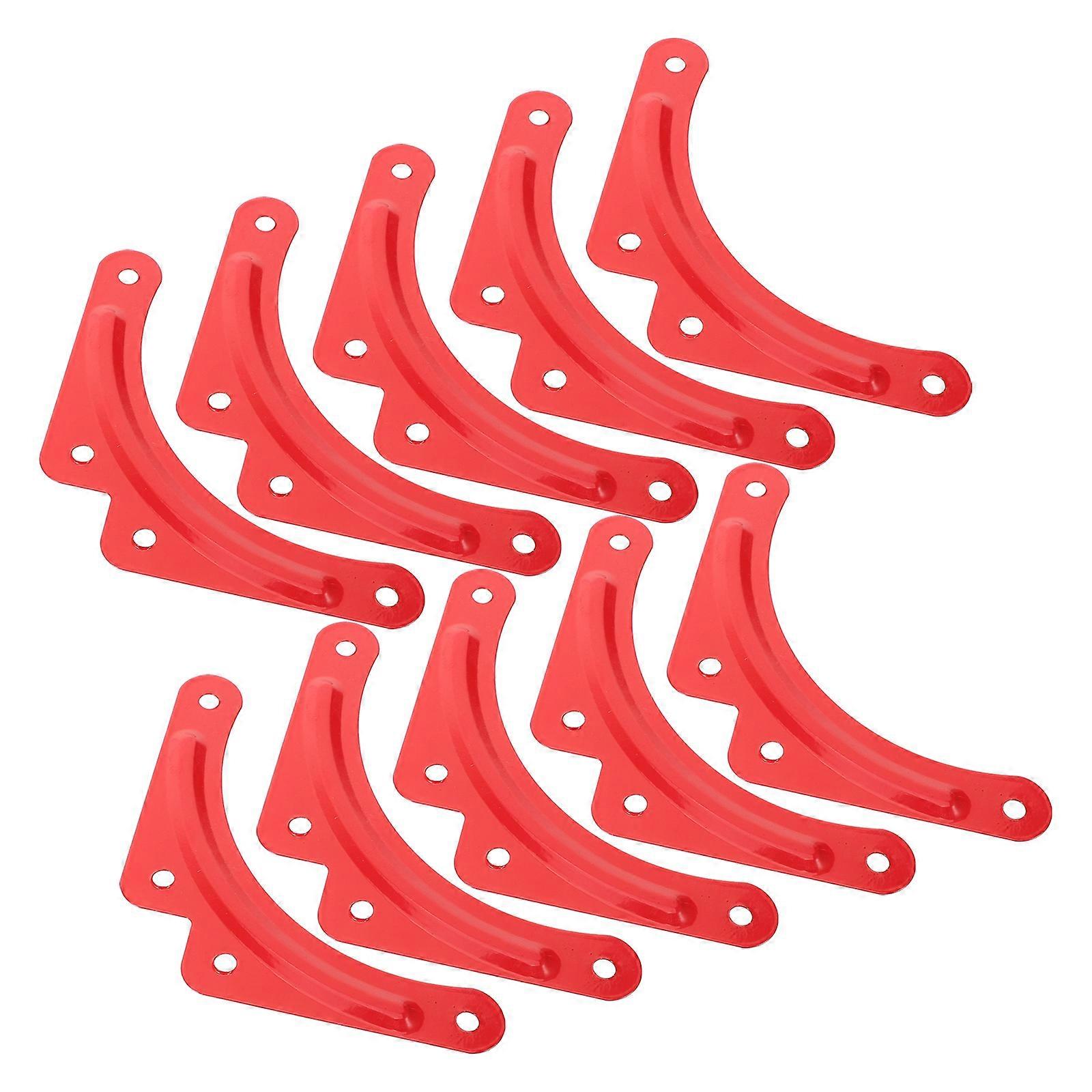 10pcs Corner Brace Brackets for Step Ladder Reinforcement, Heavy Duty Angle Supports for Stability, Easy Storage and Transport