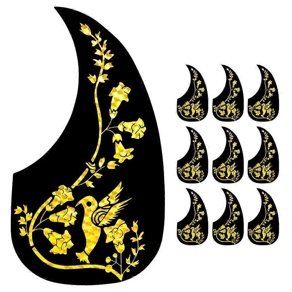 10pcs Acoustic Guitar Scratch Plate Decorative Guard for Easy Replacement
