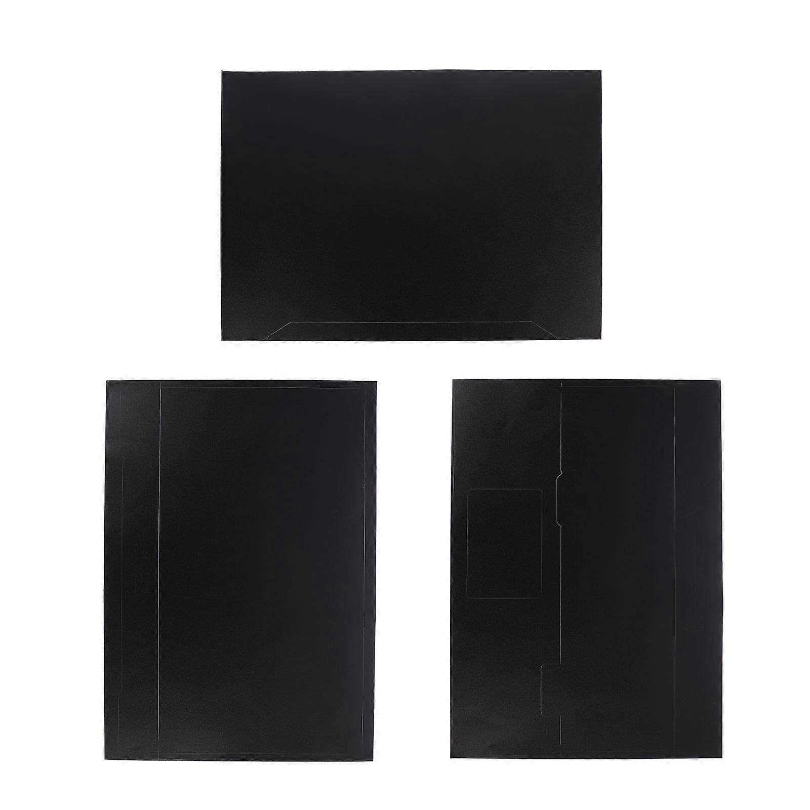 Laptop Keyboard Skin with Precision Fit for Protection Black PVC 1 Set