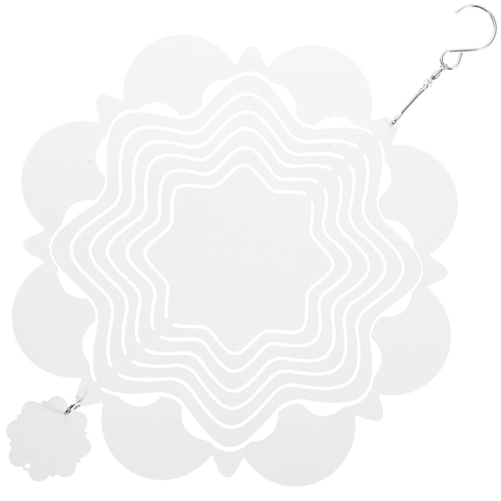 Hanging Spinners Outdoor Wind Spinner Pendant Sublimation Design For Garden 38.00X25.00X0.10CM In Wind 1Pack