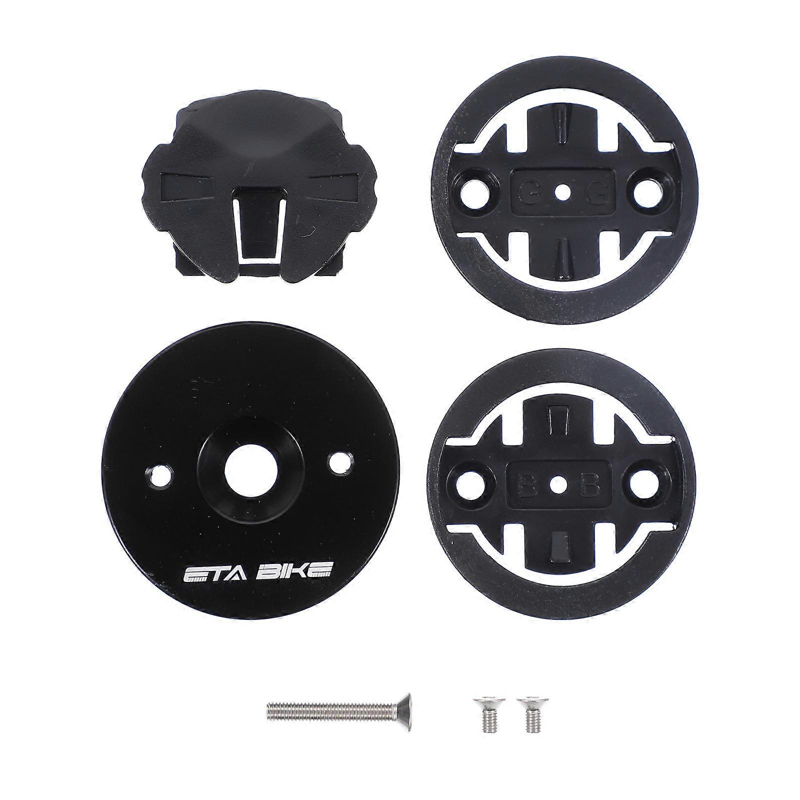 Bike Computer Bracket Fixed Base Cycling Handlebar Riser Block 3.6cm x 3.6cm x 0.5cm Storage Bike Compatibility 1 Set