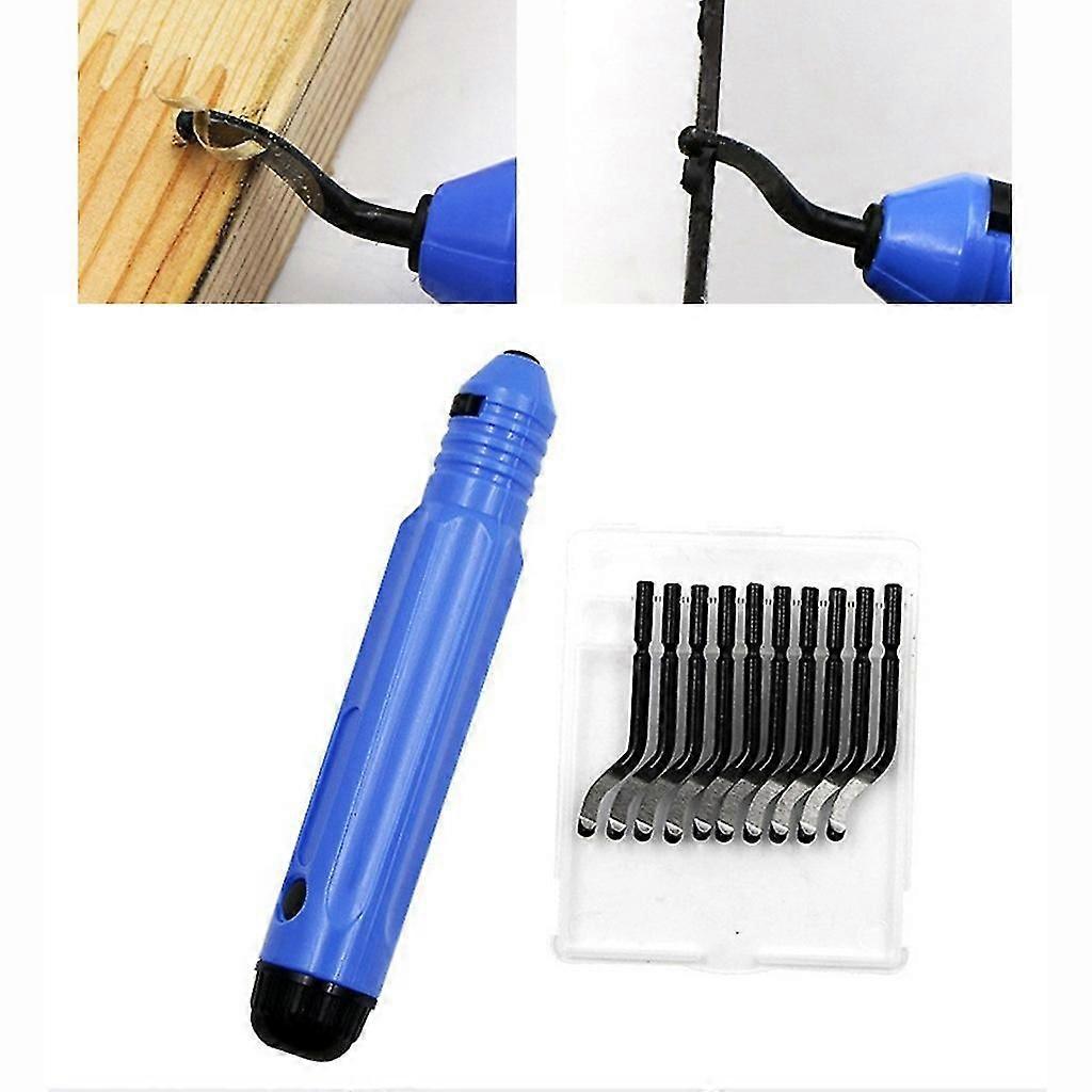 Deburring Tool Kit Anti-Slip & Comfortable Handle Burr Trimming Scrapers