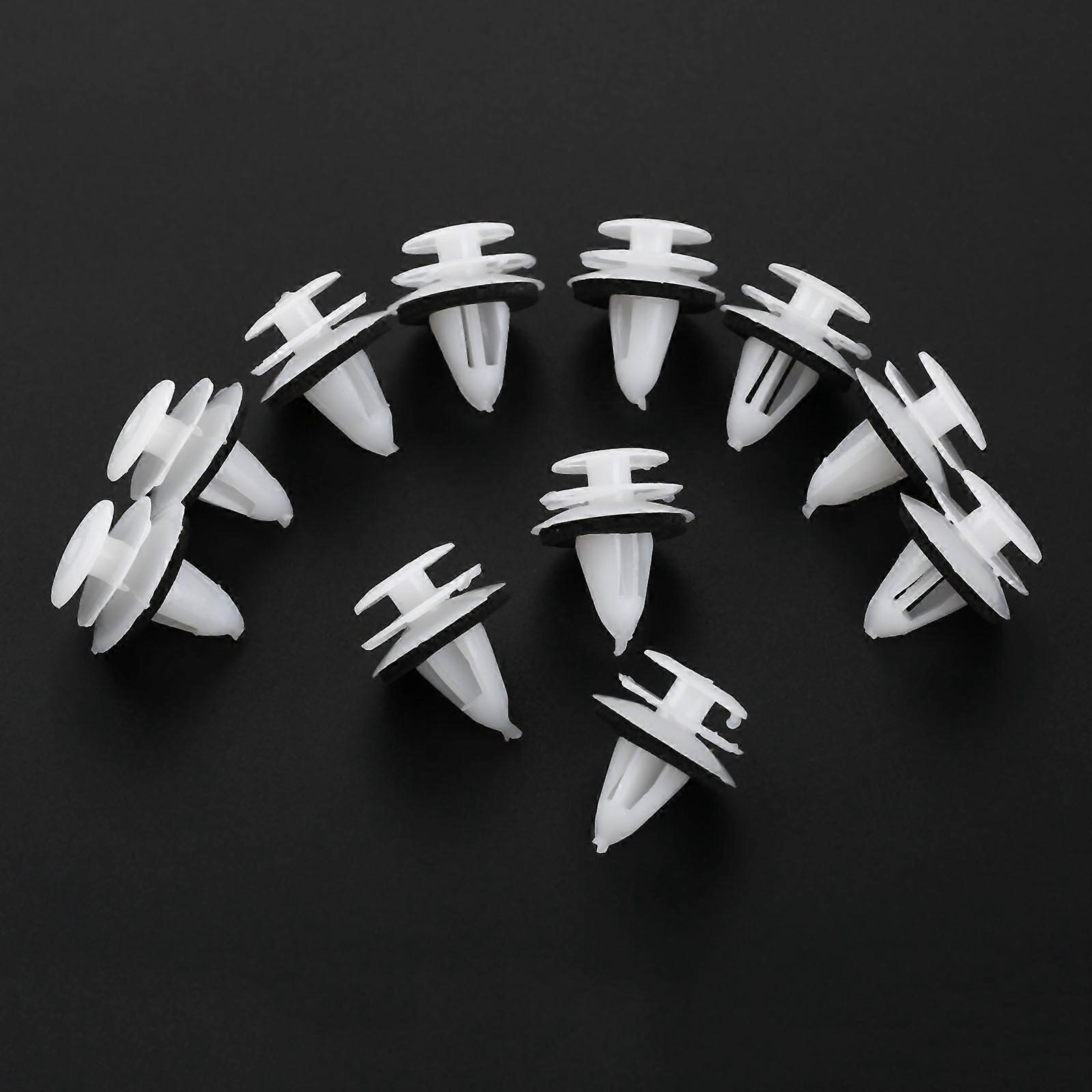 15Pcs Car Door Panel Panel Clamp Clips Fastener 9mm Hole Car Plastic Rivets 80999-VE000 For Nissan Infiniti