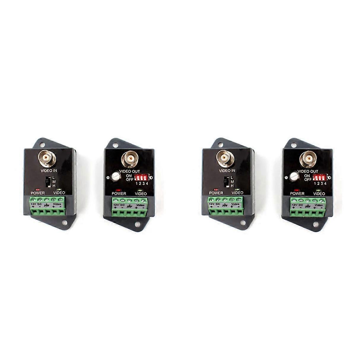 Single-Channel Active Video Balun for CCTV HD-TVI CVI Transceiver